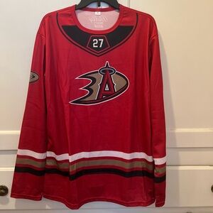Los Angeles, Angels of Anaheim hockey Anaheim ducks jersey Mike Trout XL